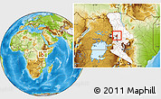 Physical Location Map of TOT, highlighted parent region, highlighted grandparent region