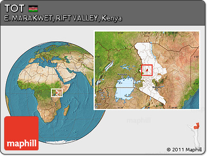 Satellite Location Map of TOT, highlighted grandparent region