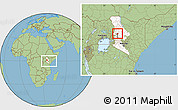 Savanna Style Location Map of TOT, highlighted parent region, highlighted grandparent region, within the entire country
