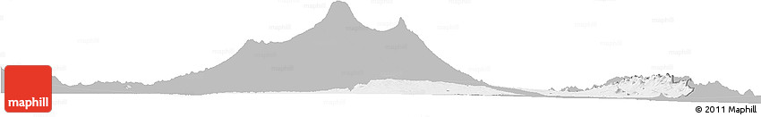 Gray Horizon Map of LOITOKITOK, single color outside