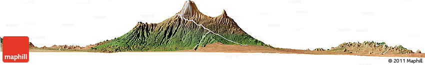 Satellite Horizon Map of LOITOKITOK