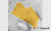 Physical Map of LOITOKITOK, lighten, desaturated