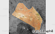 Satellite Map of LOITOKITOK, darken, desaturated