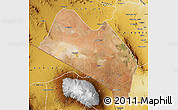 Satellite Map of LOITOKITOK, physical outside