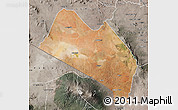 Satellite Map of LOITOKITOK, semi-desaturated