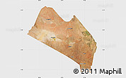 Satellite Map of LOITOKITOK, single color outside
