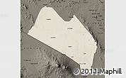 Shaded Relief Map of LOITOKITOK, darken