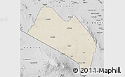 Shaded Relief Map of LOITOKITOK, desaturated