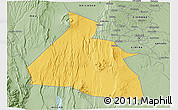 Savanna Style 3D Map of NGONG