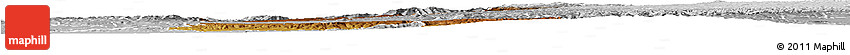 Physical Horizon Map of KERICHO, lighten, desaturated