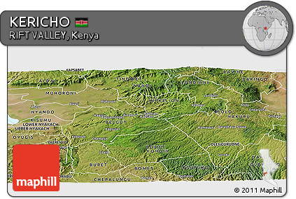 Satellite Panoramic Map of KERICHO