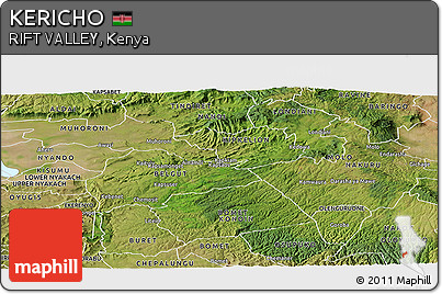 Satellite Panoramic Map of KERICHO