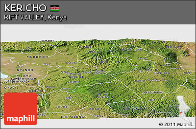 Satellite Panoramic Map of KERICHO