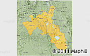 Savanna Style 3D Map of NAKURU