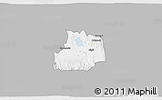 Gray 3D Map of GILGIL, single color outside