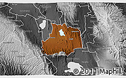 Physical 3D Map of GILGIL, desaturated