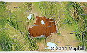 Physical 3D Map of GILGIL, satellite outside