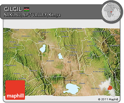 Satellite 3D Map of GILGIL