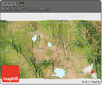 Satellite 3D Map of GILGIL