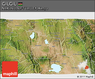 Satellite 3D Map of GILGIL