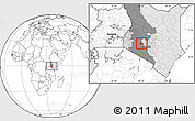Blank Location Map of GILGIL, highlighted country, highlighted grandparent region