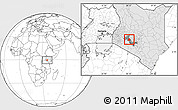 Blank Location Map of GILGIL, highlighted country, highlighted parent region