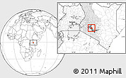 Blank Location Map of GILGIL, highlighted parent region, highlighted grandparent region