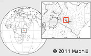 Blank Location Map of GILGIL, highlighted parent region