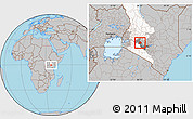 Gray Location Map of GILGIL, highlighted parent region, highlighted grandparent region