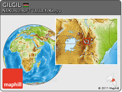 Physical Location Map of GILGIL