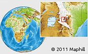 Physical Location Map of GILGIL, highlighted grandparent region