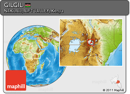 Physical Location Map of GILGIL, highlighted parent region