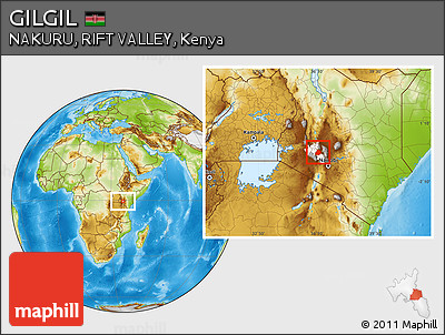 Physical Location Map of GILGIL, highlighted parent region