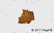 Physical Map of GILGIL, single color outside