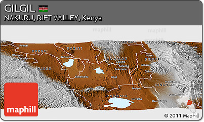 Physical Panoramic Map of GILGIL