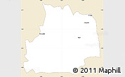 Classic Style Simple Map of GILGIL, single color outside