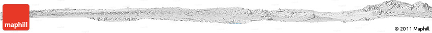 Silver Style Horizon Map of NAKURU