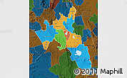 Political Map of NAKURU, darken