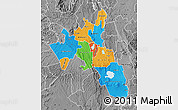 Political Map of NAKURU, desaturated