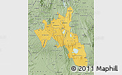 Savanna Style Map of NAKURU