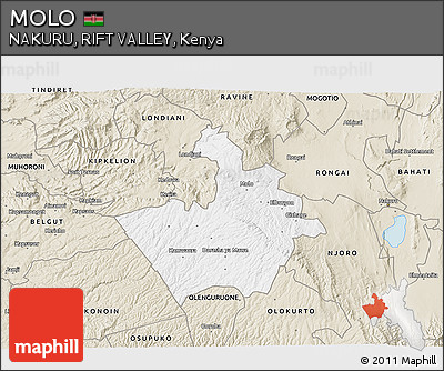 Classic Style 3D Map of MOLO