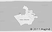 Gray 3D Map of MOLO, single color outside