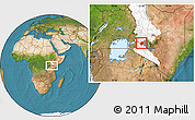 Satellite Location Map of MOLO, highlighted parent region, highlighted grandparent region