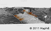 Physical Panoramic Map of MOLO, desaturated
