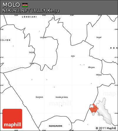 Blank Simple Map of MOLO