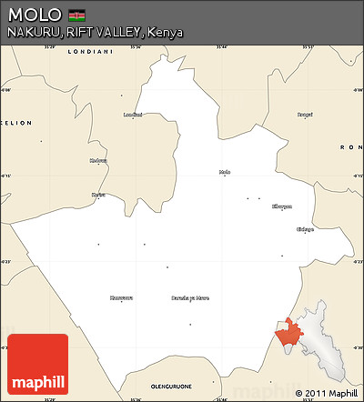 Classic Style Simple Map of MOLO