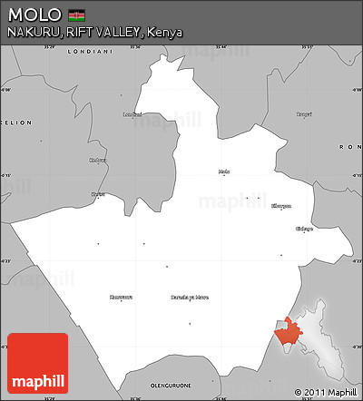 Gray Simple Map of MOLO