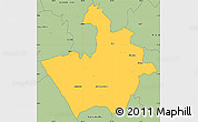 Savanna Style Simple Map of MOLO