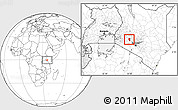 Blank Location Map of NJORO
