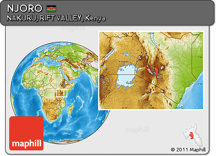 Physical Location Map of NJORO